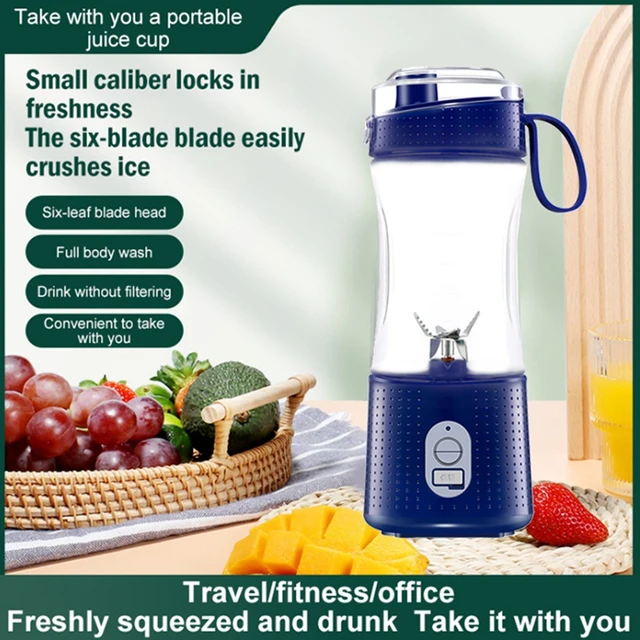 Blender Mixer Smoothie Maker - 500 Ml Portable Mixer Smoothie Mixer With  Six Blades,Hand Blender For Sports Travel Gym - AliExpress