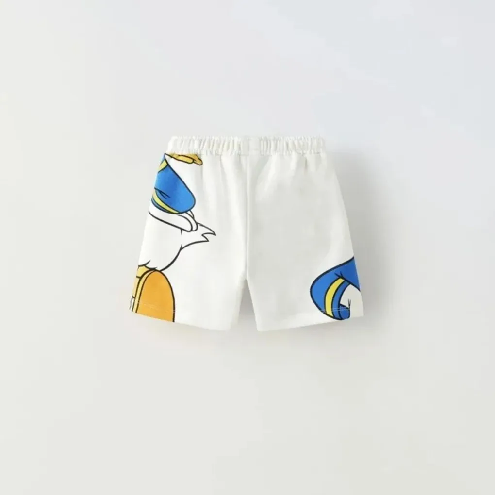 Trendy Shorts For 1-7Age Child Casual Sports Clothing Summer New Style Cute Thin Pants Toddler Boys Mickey Mouse Print Shorts 2