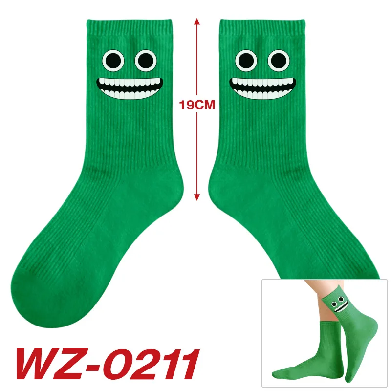 

Banban Garden Game Peripheral Printed Black Middle Barrel Breathable Sweat-absorbing Deodorant Casual Socks All-match Socks
