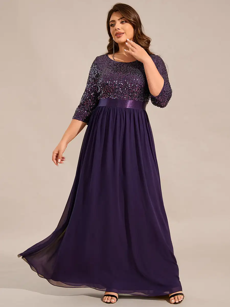 green emerald velvet dress Burgundy Wine Red Satin Prom Dresses Long Sleeve Lace Appliques Plus S –  DSProm main image 0