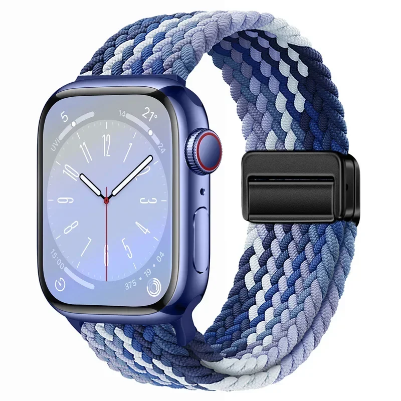 Nylon Braided Loop Strap - Elastic Bracelet
