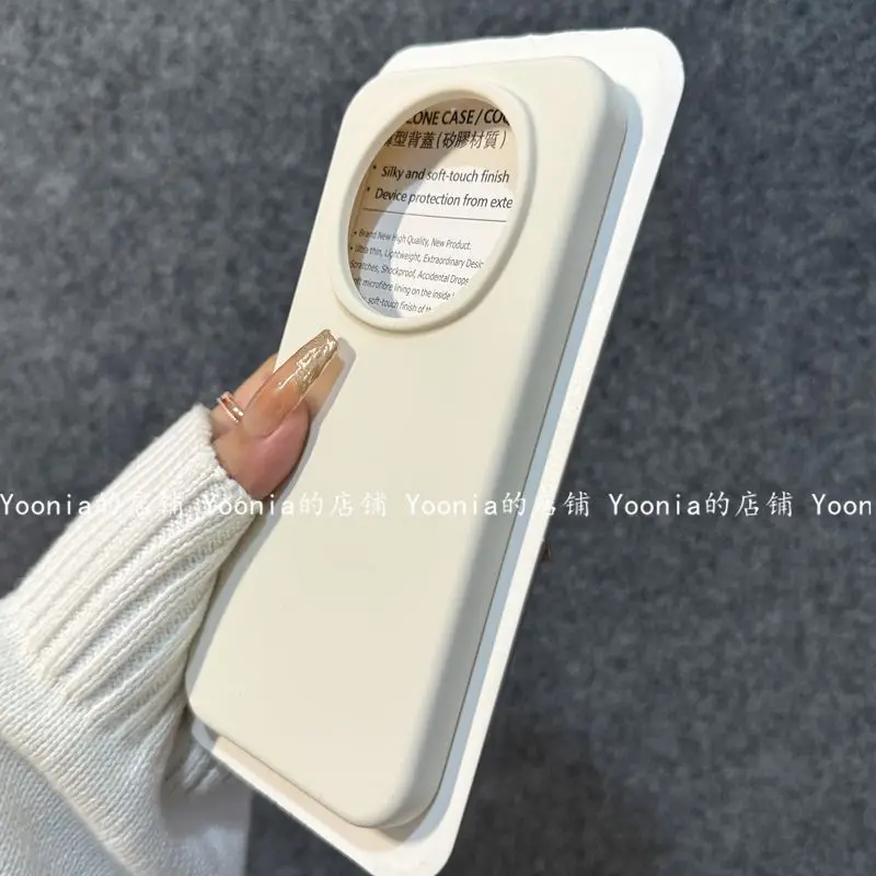 Liquid Silicone Soft Case – Skin-Friendly Back Cover in Fresh Design