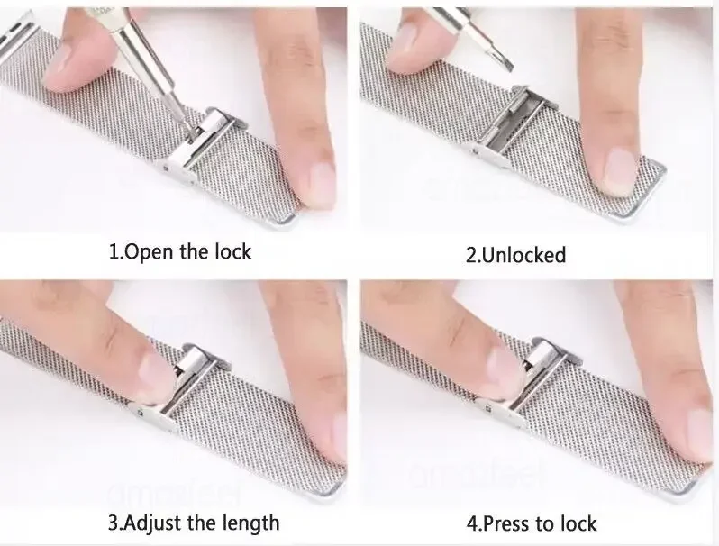 Premium Metal Strap Wristband in Sleek Design