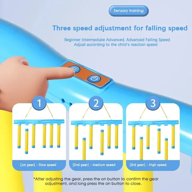 Challenge Falling Sticks Game Stick Catcher Machine Training Reaction Ability Educational Activity Parent-Child Family Party Toy 5