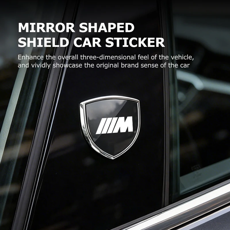 Car Badge Body Side Metal 3D Emblem Decorative Sticker Styling For BMW M 1 3 4 5 6 7 Series X1 X3 X4 X5 G20 G38 F48 E36 E39