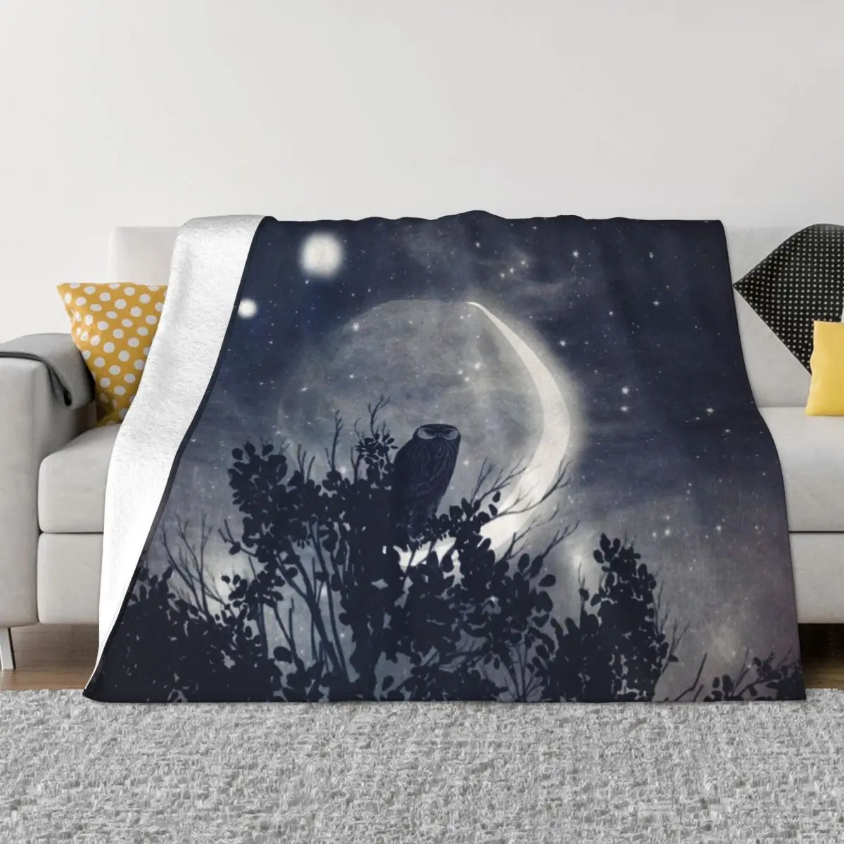 

A Night with Venus and Jupiter Throw Blanket Sleeping Bag Blanket blankets and blankets Fluffy Soft Blankets