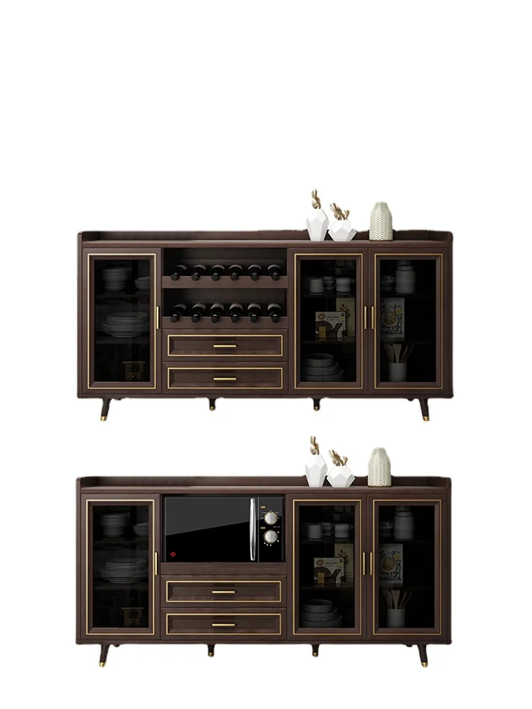 

Yy Solid Wood Sideboard Modern Minimalist Wine Cabinet Integrated Wall Locker