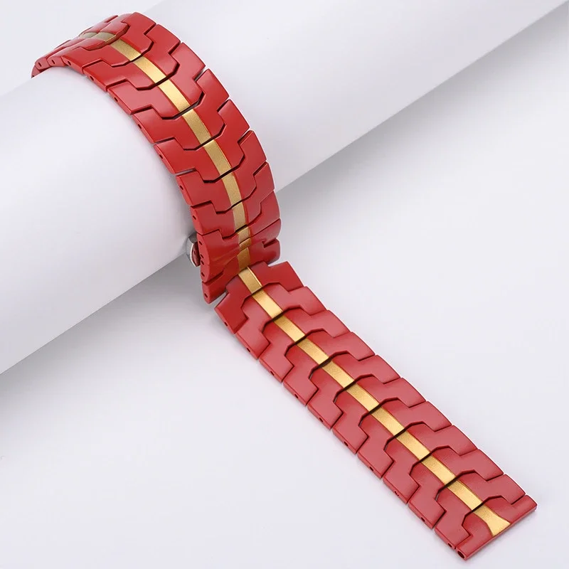 Elegant Stainless Steel Metal Wristband Replacement Bracelet