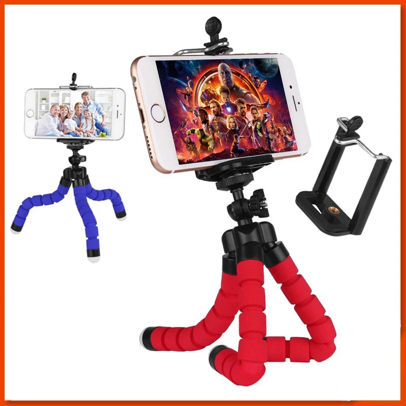 Tripod For Phone Flexible Sponge Octopus Mini Tripod For IPhone