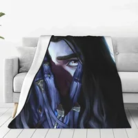 Arcane Viktor Game Blanket Picnic Flannel Throw Blanket For Bedroom Warm Soft Customized Quality Bedspread Gift Idea 2