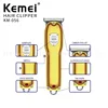 Usb Charging Cordless Hair Cutter Kemei KM-056 10w Powerful Motor Barber Hair Clipper For Men Beard Trimmer 6