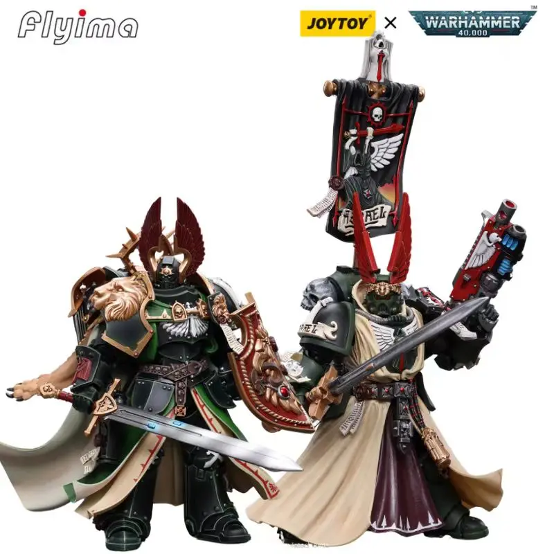 [Pre-Ordine] Joytoy 1/18 40K Action Figure Dark Angels Primarch Lion El'Jonson & Supreme Grand Master Azrael Anime Model Boys Gift