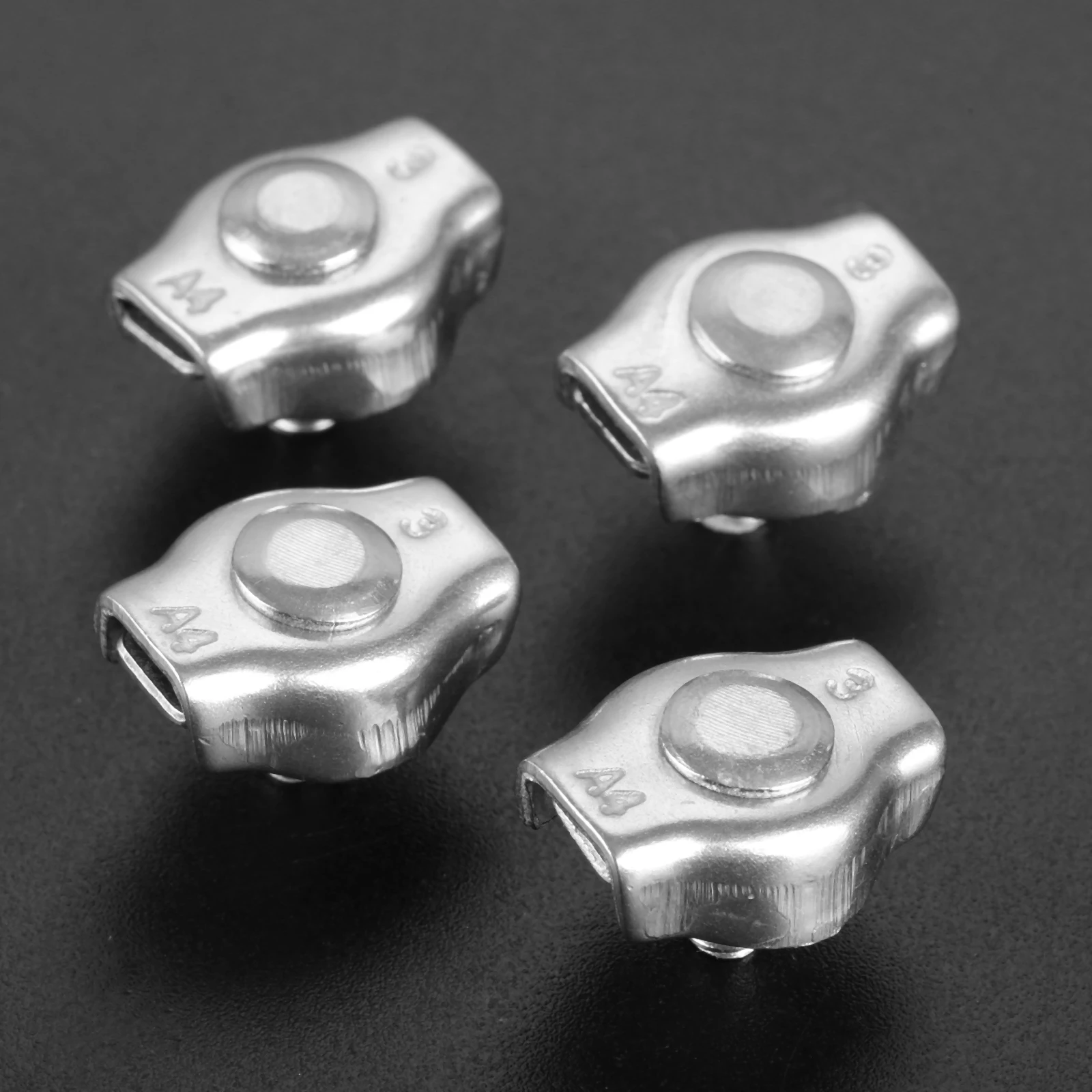 40 Pezzi Fune etallica Ditale 5 Ditali in Acciaio Inox 304 Anello di