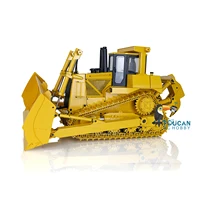 In Stock Metal 1/14 RC Hydraulic Bulldozer Model DXR2 Radio Control Dozer New Sound Module W/O Remote Controller Receiver Toys 2