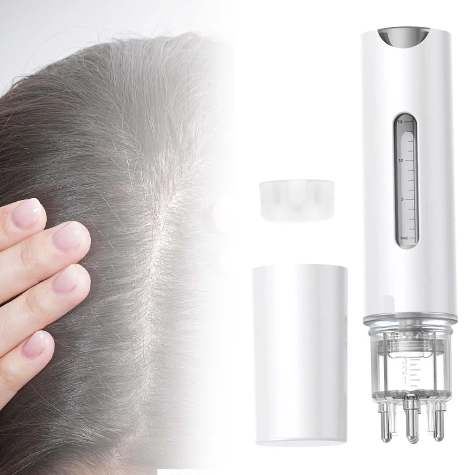 Scalp Applicator Portable Head Fluid Brush for Bathroom Supplies Home Travel