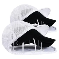 Washing Machine Hat Wash Protector Bag Anti-Deformation Baseball Cap Cleaner Laundry Bag Wash Bag Soft Mesh Organizer Zip Bags 1