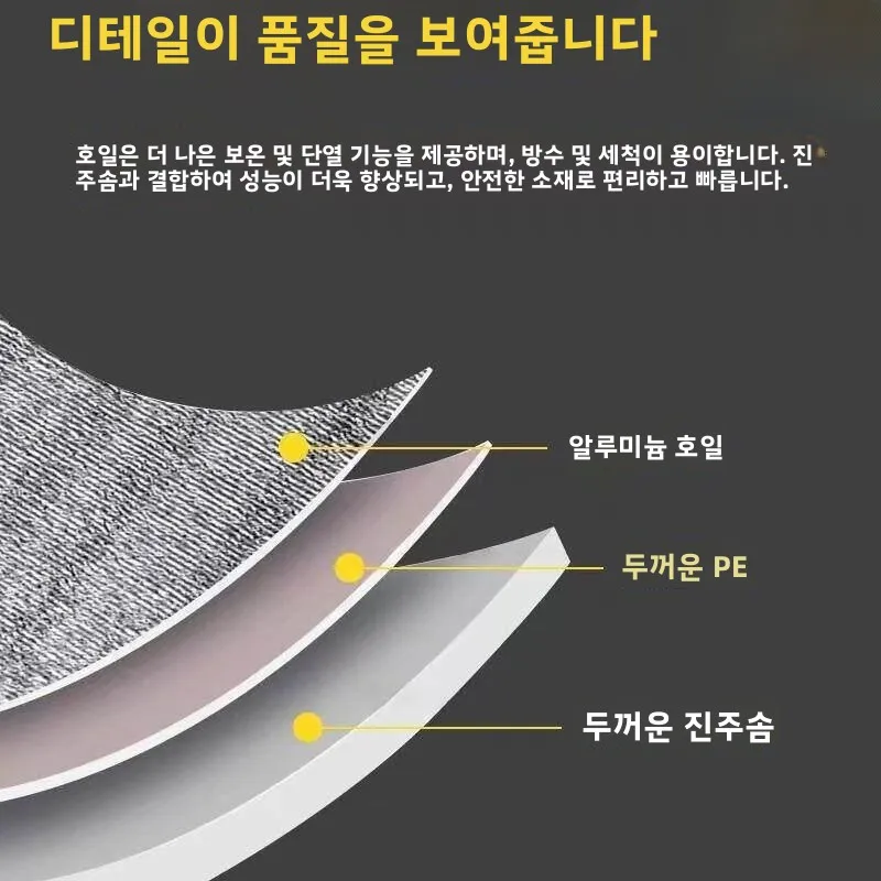 두꺼운 알루미늄 호일 보냉백 3차원 일회용 상업용 신선도 유지 배달 포장용 보냉백