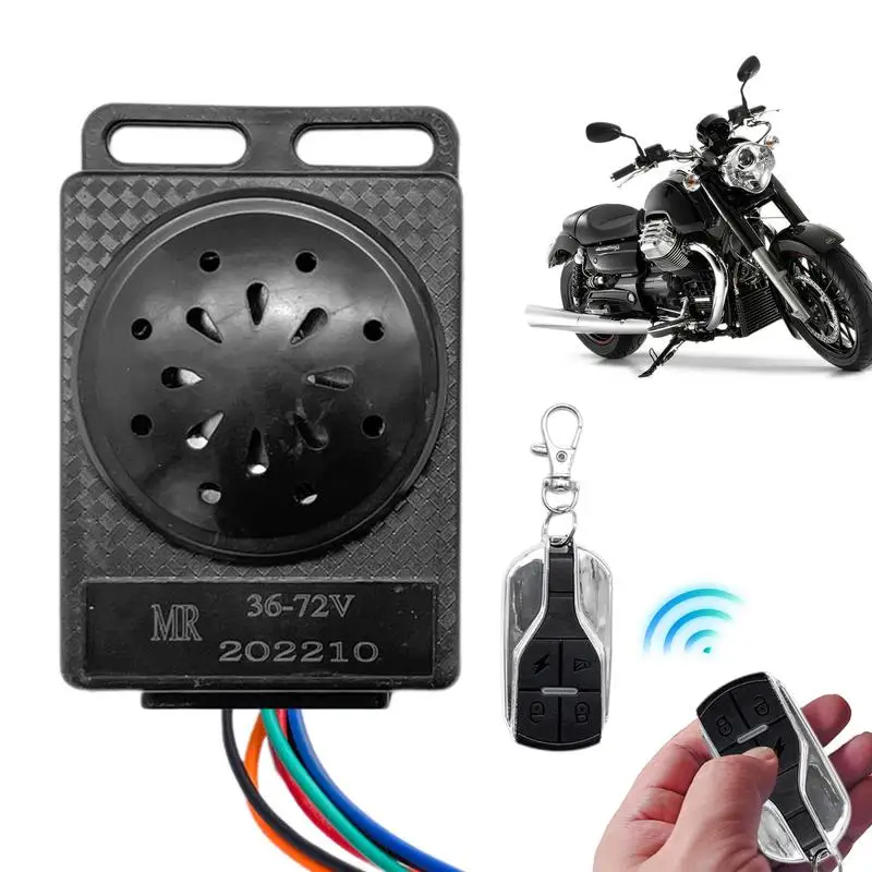 

Anti Theft Alarm Vibration Motorcycle Alarm Electric Scooter Device Vibration Motorcycle Alert Remote Control Security Kit For