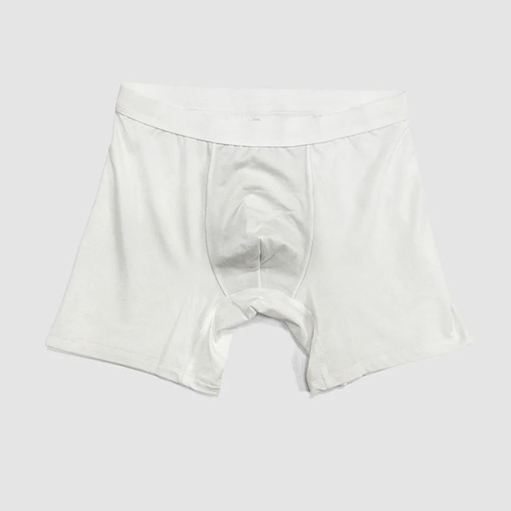 

Men Underwear Lingerie Middle Waist Modal Panties Pouch Sexy Shorts Soft Solid Color 1pc Boxer Brief Comfortable