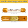 Simulated Wooden Floating Drainage Entertainment Toy Double Hitting Stick Swimming Ring Inflatable Canoe Mount Thickened PVC 6