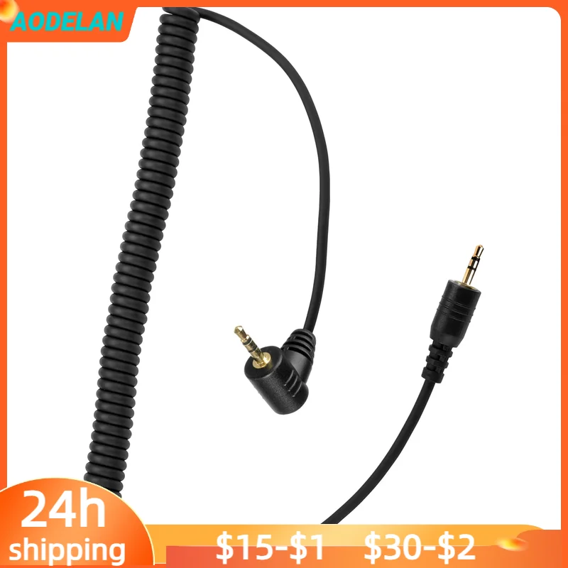 Camera Remote Shutter Release 2.5mm Remote Shutter Release Cable for Cameras 2.5mm Sub-Mini Connections For Canon EOS R10 R7 R6 90D 80D 70D