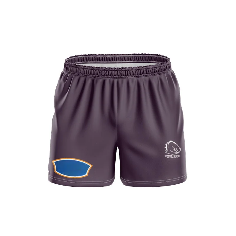 British Style Rugby Penrith Panthers/Brisbane Broncos-Home and Away/Training-Various Types of Rugby Shorts-Commemorative