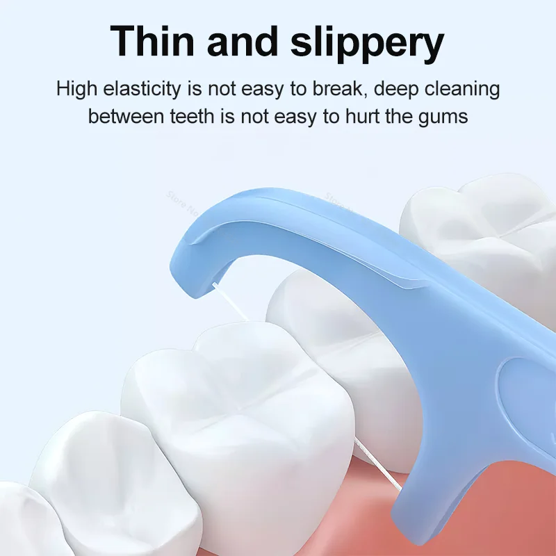 300pcs SOOCAS Professional Dental Flosser Ergonomic Design Safe Food Grade Teeth Stick Tooth Picks 50Pcs/Box 6BOX Tooth Pick 2