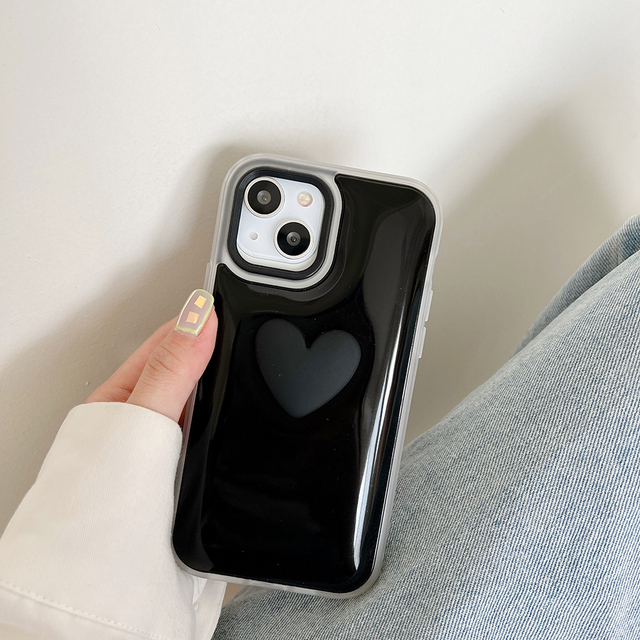 iPhone 13 Pro Max Case Love Decompress 3-in-1 Jelly Phone Case For iPhone 12 11 Pro Max X XR XSMax Shockproof Soft TPU Cover