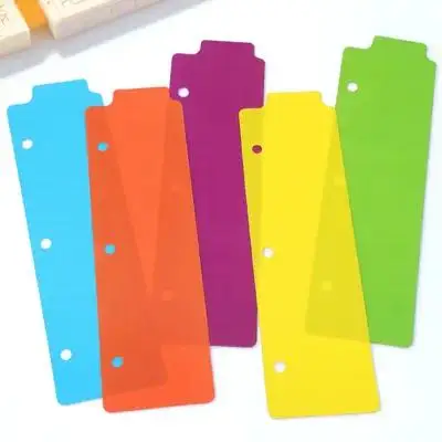 5Pcs 노트북 인덱스 디바이더 바인더 저널 일기장 노트북 정리함 학교 사무실..