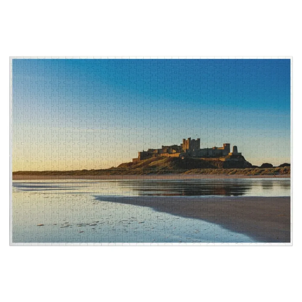 

Sunrise over Bamburgh Castle Jigsaw Puzzle Custom Gift Jigsaw Pieces Adults Custom Gifts Puzzle