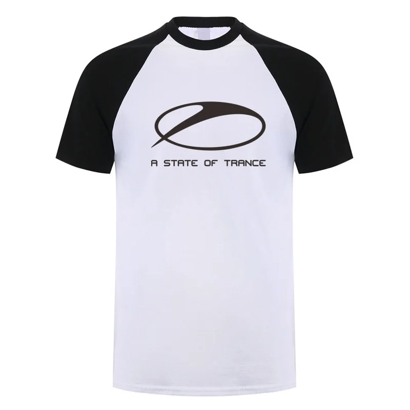 여름 Armin Van Buuren A State Of Trance T 셔츠 티셔츠 남성 패션 반소매 코튼 오목 음악 DJ 티셔츠 LH-035