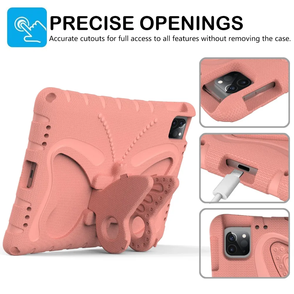 Shockproof EVA Kids iPad Case with Stand - Durable Protective Cover