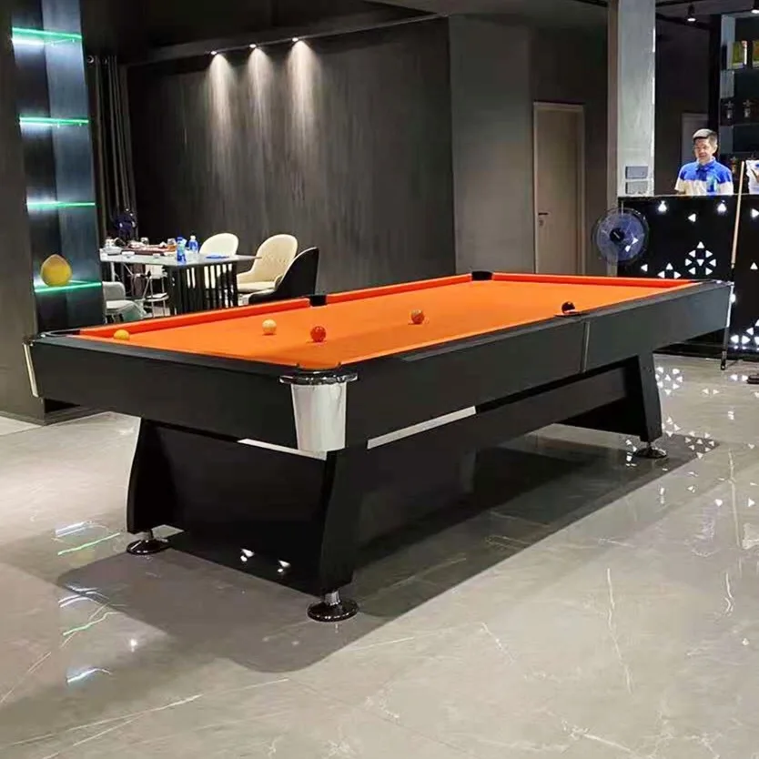 Auto Ball Return System Pool Billiard Table, MDF 7ft8ft9ft, Full Accessories, , 3 in 1 Board Cover, Factory Price
