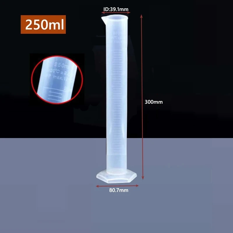Professional Laboratory Measuring Cylinder - Transparent and Sturdy