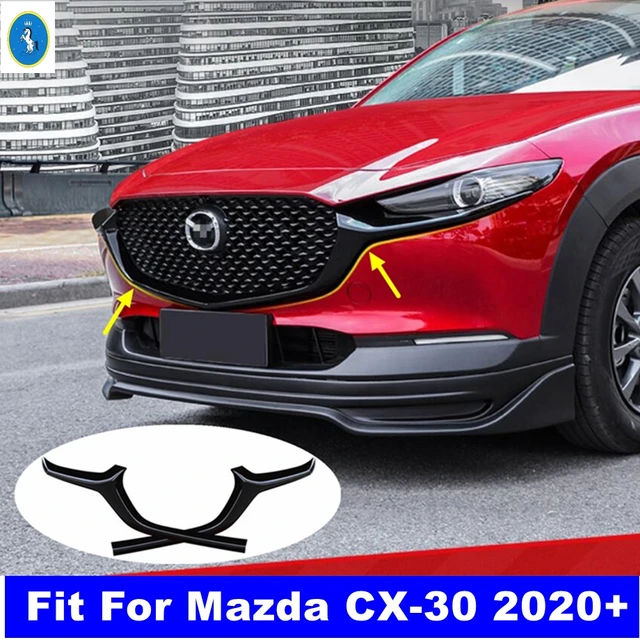 Für Mazda CX-30 Auto Kühlergrill Zierleiste Separator abs Front stoßstange  Full Star Racing Grills Abdeckung Refit CX30 Zubehör 2020 - AliExpress