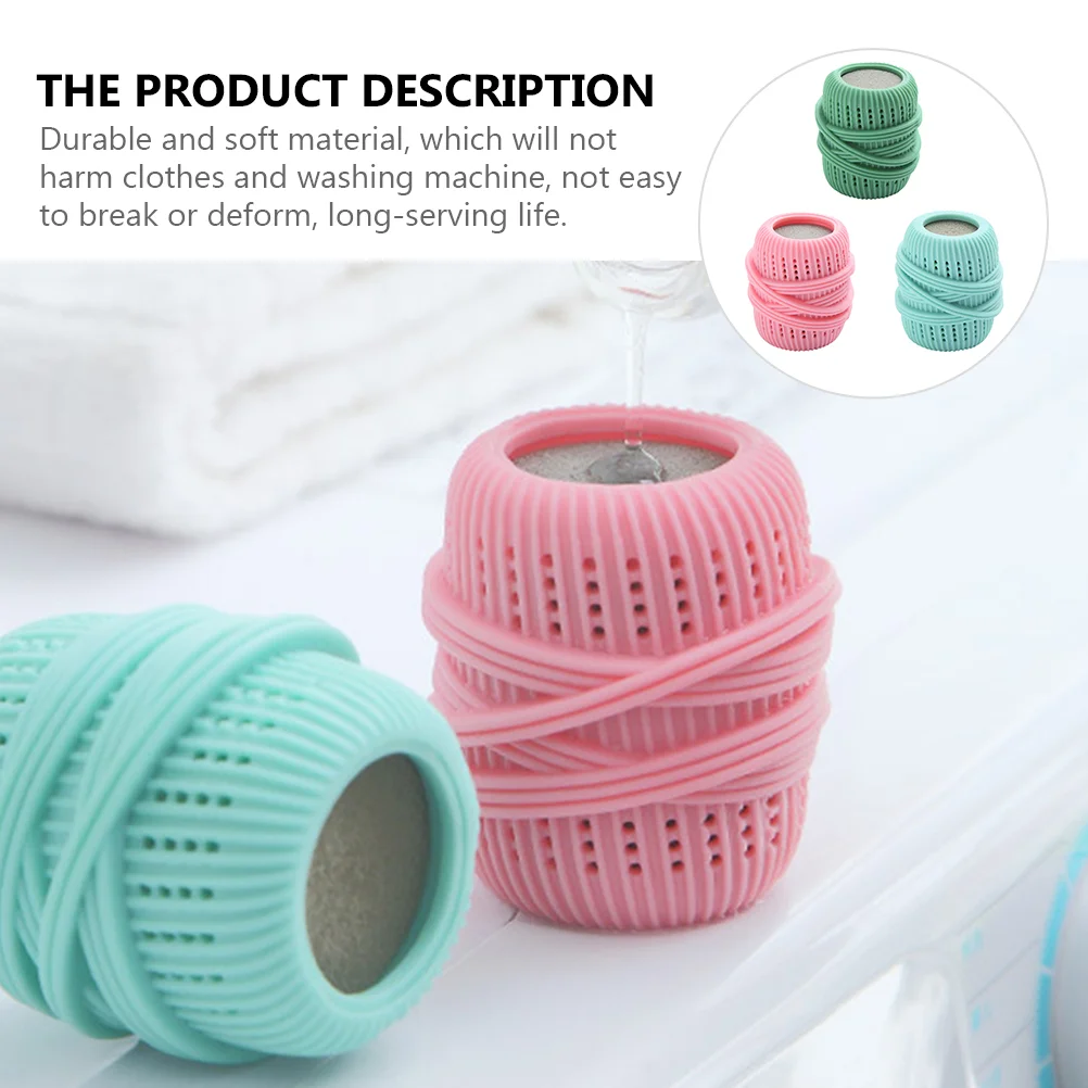 Anti-static Washing Machine Laundry Ball Soap Clothes Machines Dryer Tpe Balls 3 Pcs