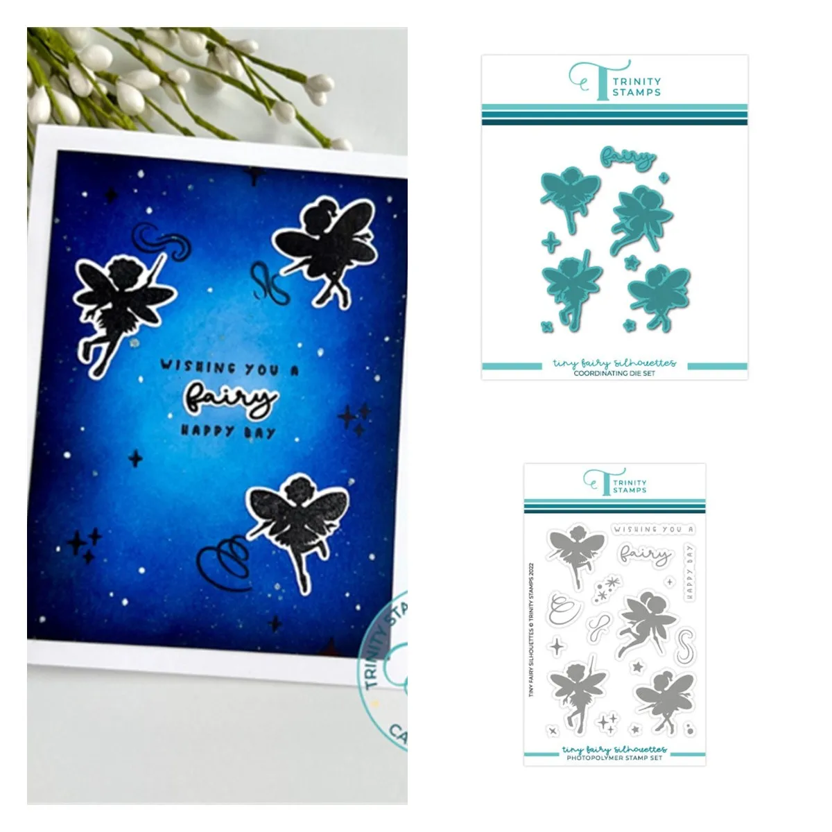 

2022 Arrival NewTiny Fairy Silhouettes Cutting Dies Stamps Scrapbook Diary Decoration Embossing Diy Greeting Card Handmade