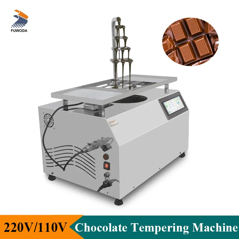 Electric 110V 220V Chocolate Melter Tempering Machine With Shaking Function Touch Panel Oily Chocolate Dispenser