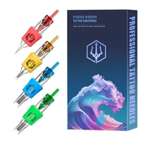 POSEIDON 20pcs/lot RS RL RM M1 Tattoo Cartridge Needle Disposable Sterilized Safety Tattoo Cartridges Needle 1