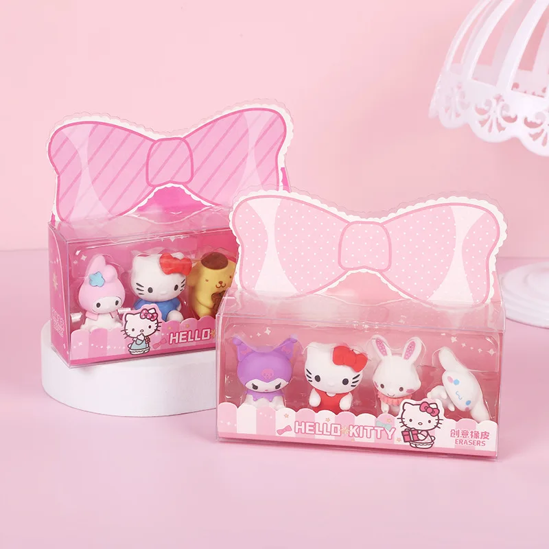 

Новинка 2023 Sanrio Канцтовары Hello Kitty Kuromi моя мелодия ластики аниме мультфильм студент Творческий резиновый оптом