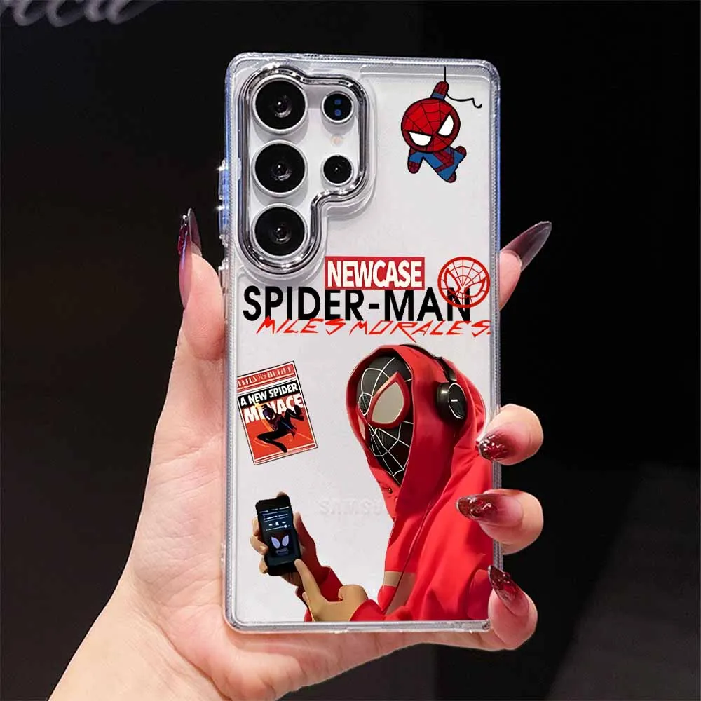 Spider-Man Anime Transparent Soft Phone Case