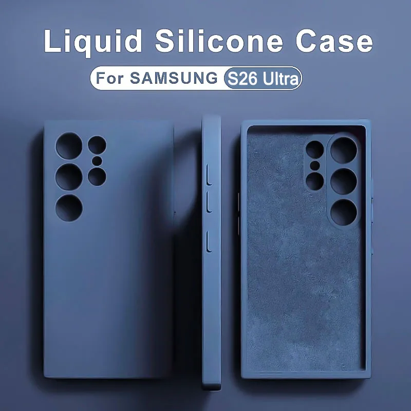Liquid Silicone Shockproof Phone Case - Soft Protective Cover