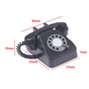 1: 12 Dollhouse Simulated Mini Retro Telephones Furniture Accessories for Doll House Decor Kids Pretend Play Toys 6