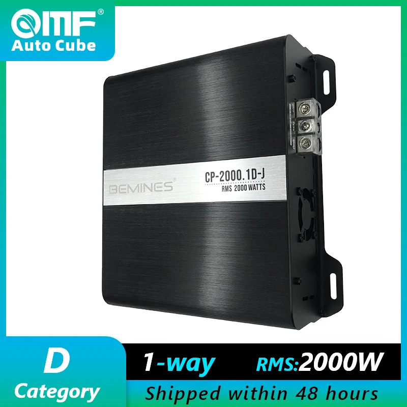 

Auto Cube ClassD Mono Stereo Car Audio Amplifier 2000.1 1Ohms 2000W Hifi Sound Amplifier System Bass Boost Amplifier for Car