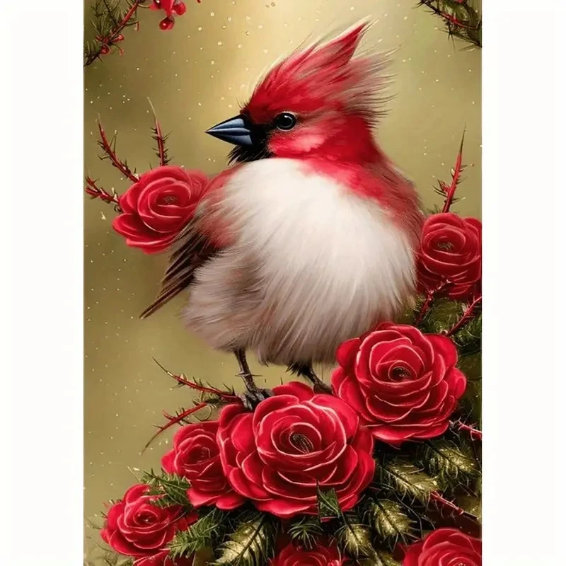 DIY 5D Diamond Painting Set Bird Diamond Painting Full Drill Art Embroidery Cross Stitch Picture Art Craft For Wall Decor Gift