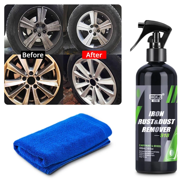 Car Paint & Wheel Iron Particles Powder Cleaning Super Rust & Dust Remover  Spray Metal Surface Multi-Purpose Cleaning HGKJ S18 - AliExpress