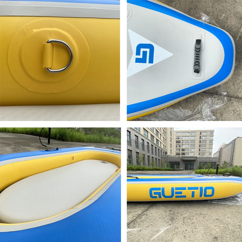 Single Seat One Person Inflatable Cheap Canoe Sit on Top Single People Fishing Water Sports Area