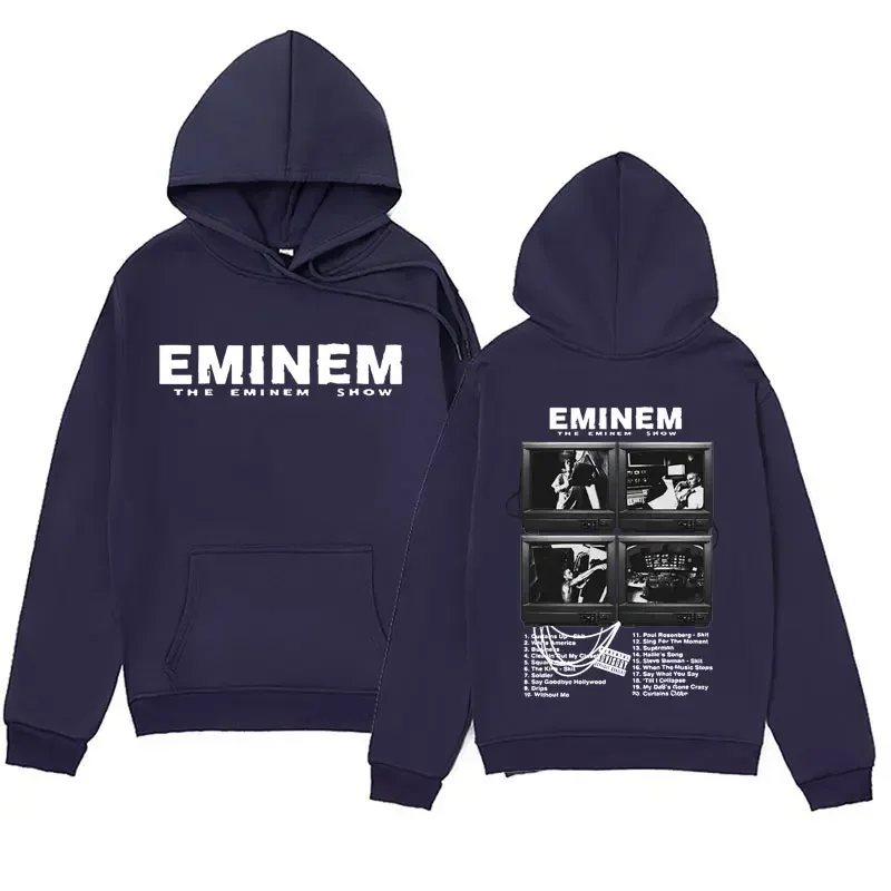 Sudadera con capucha para hombre y mujer, ropa de calle de gran tamaño con estampado de rapero Eminem, Álbum de MúsicaFour seaso 6