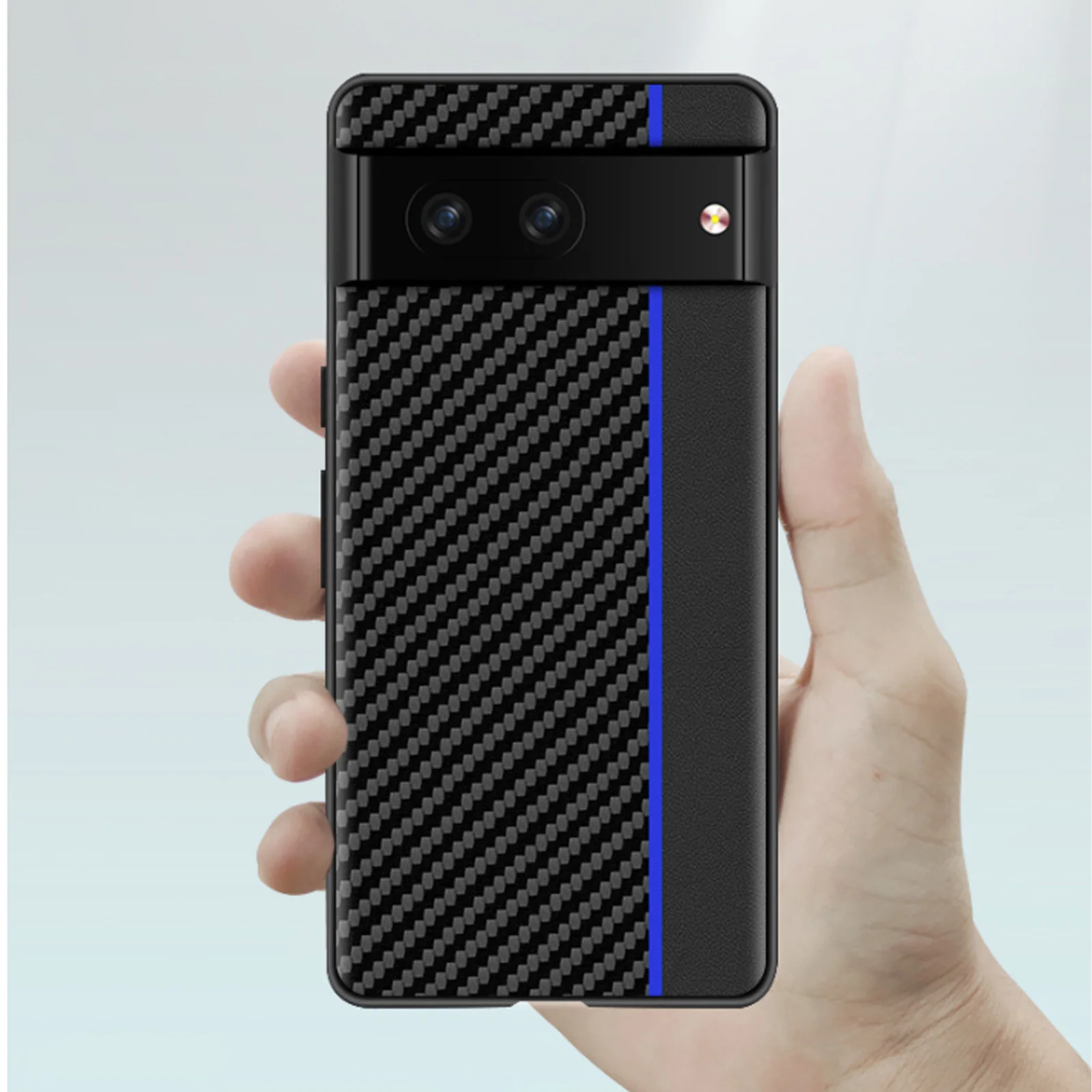 

Ultra Thin Carbon Fiber Case for Google Pixel 7 Pro Funda Hard PC Case Protective Shockproof Phone Cover for Google Pixel 7 Men
