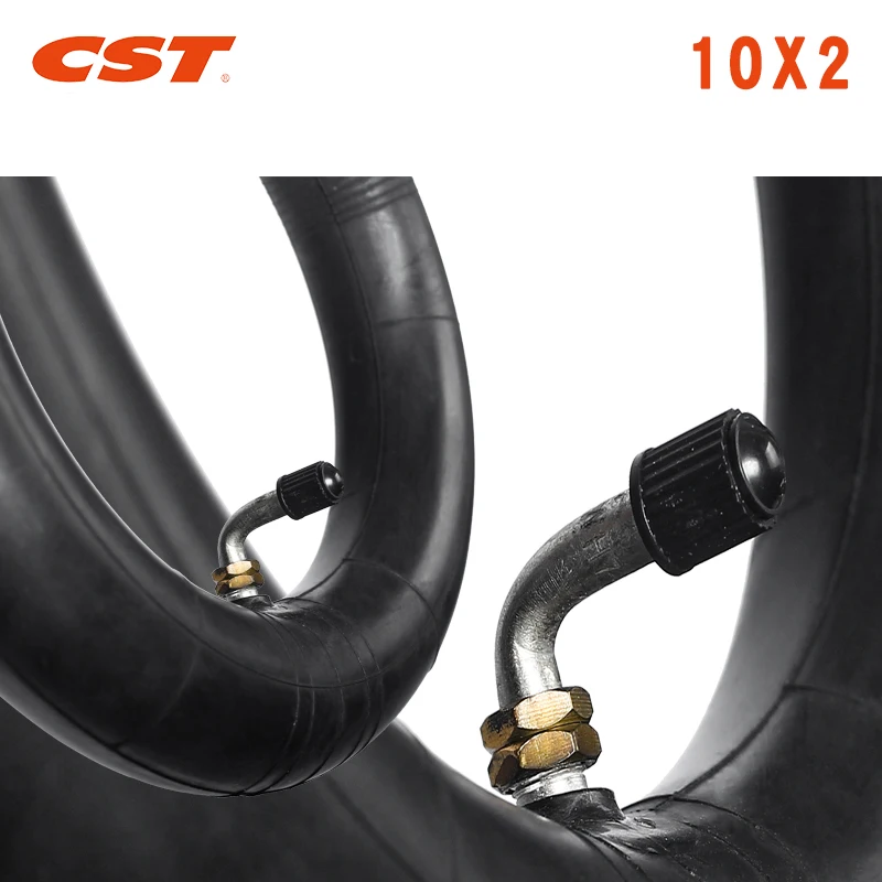 CST-10Inch Butyl Rubber Camera Tube, 10x2.0, 10x2.125, 10x2.25, for Electric Skateboard, Bike Accessories
